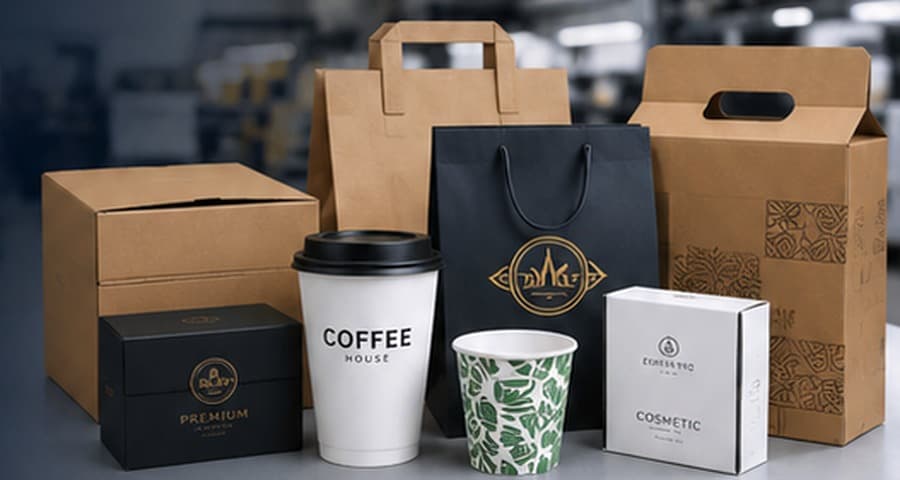 Premium packaging, boxes, cups and paper carrier bags