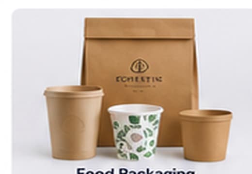 Food packaging, cups and take-away packaging