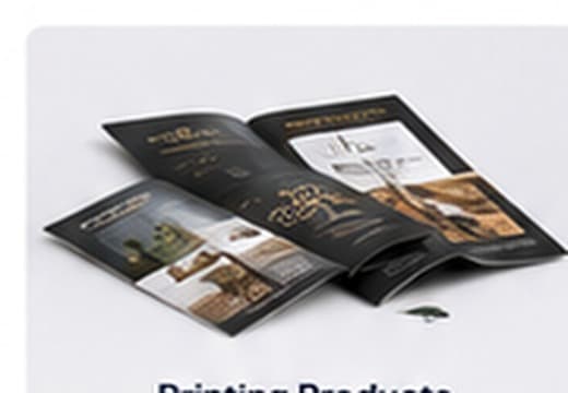 Brochures, catalogues and printed products